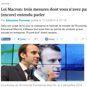 Comment M.Valls et E. Macron veulent affaiblir les syndicats (et salariés)… #LoiMacron