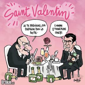 A la Saint-Valentin… #Valls & #Gattaz