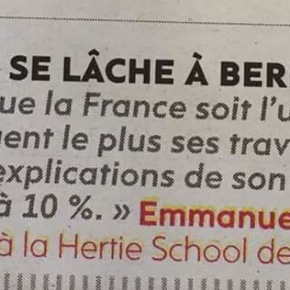 La « Gauche » selon Emmanuel Macron..