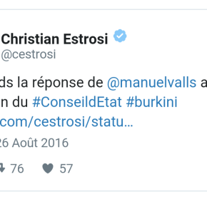 #ConseildEtat: Quand #Estrosi se fout de la gueule de #Valls, grave…