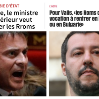 Manuel #Valls & Matteo #Salvini, portrait croisé (sur les #Rroms, mais pas que)...
