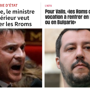 Manuel #Valls & Matteo #Salvini, portrait croisé (sur les #Rroms, mais pas que)…